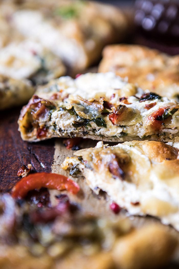 Spinach and Prosciutto Burrata Calzone | halfbakedharvest.com @hbharvest