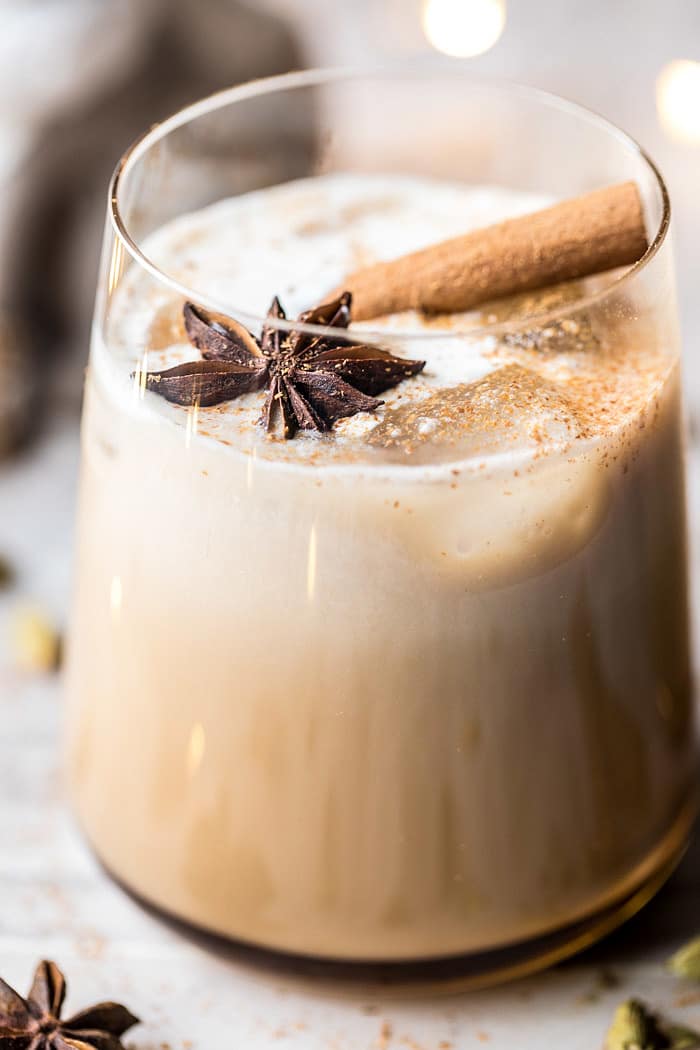 Vanilla Chai Tea White Russian | halfbakedharvest.com @hbharvest