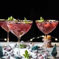 Rudolph's Rockin' Pomegranate Jingle Juice Punch | halfbakedharvest.com @hbharvest