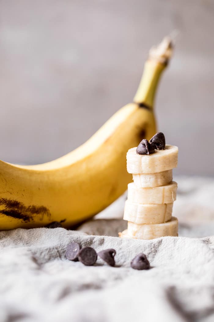 Cheesecake Stuffed Chocolate Chunk Banana Bread Muffins | halfbakedharvest.com #muffins #cheesecake #bananamuffin #dessert