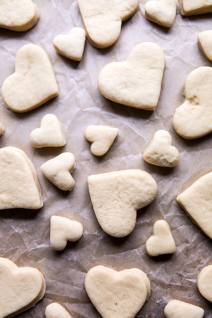 Easy Chocolate Heart Doughnuts | halfbakedharvest.com #valentinesday #doughnut #easy #recipes