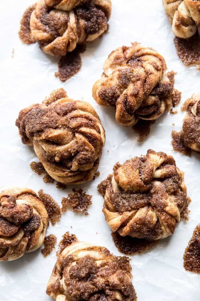 Easiest Cinnamon Crunch Knots | halfbakedharvest.comm #quick #easy #recipe #brunch