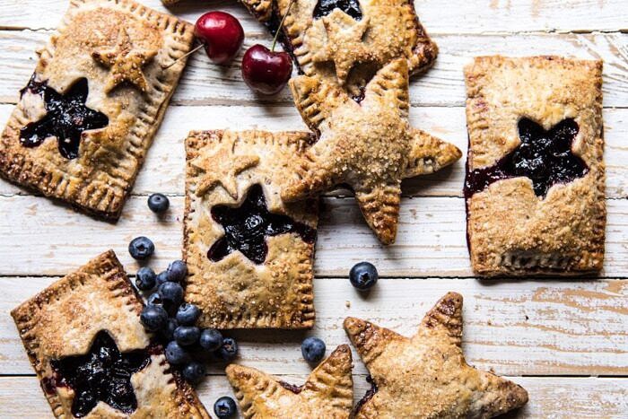 Bourbon Pecan Cherry Hand Pies | halfbakedharvest.com #pie #cherries #4thofjulyrecipes #easy