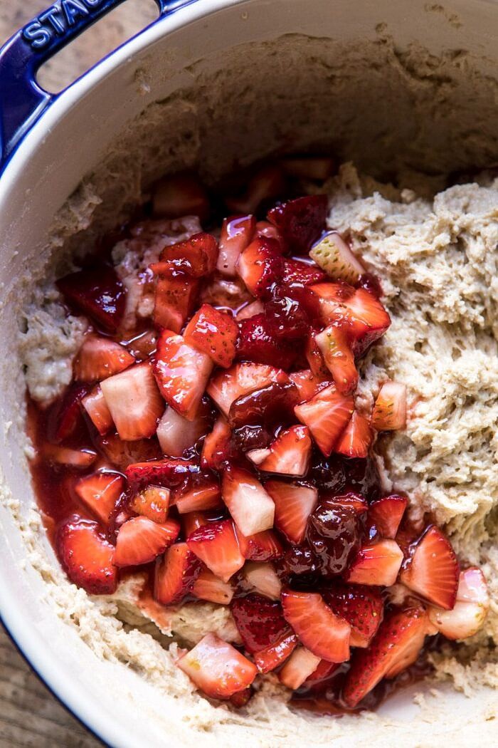 photo of Honey Strawberry Muffin batter