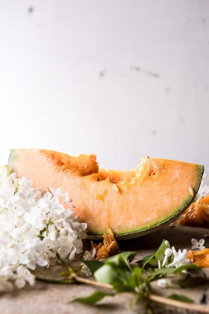 Melon Caprese Salad | halfbakedharvest.com #summerrecipes #caprese #healthy #buratta