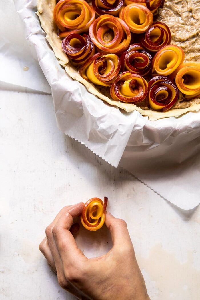 peach rose petal prep shot