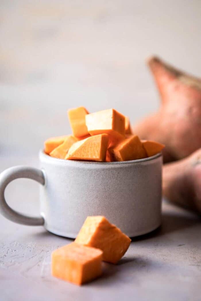 raw sweet potatoes
