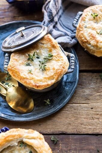 Turkey and Wild Rice Pot Pie | halfbakedharvest.com #potpie #turkey #fall #easyrecipes