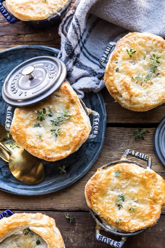 Turkey and Wild Rice Pot Pie | halfbakedharvest.com #potpie #turkey #fall #easyrecipes