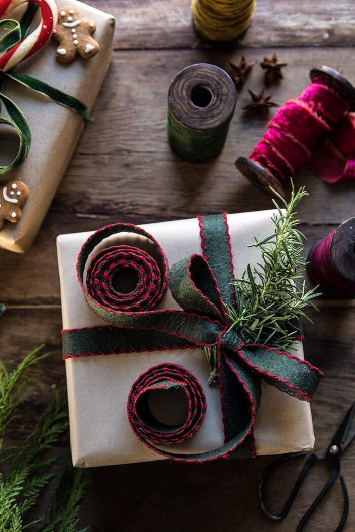 Christmas Gift Wrapping Ideas | halfbakedharvest.com #holiday #DIY #crafts #christmas