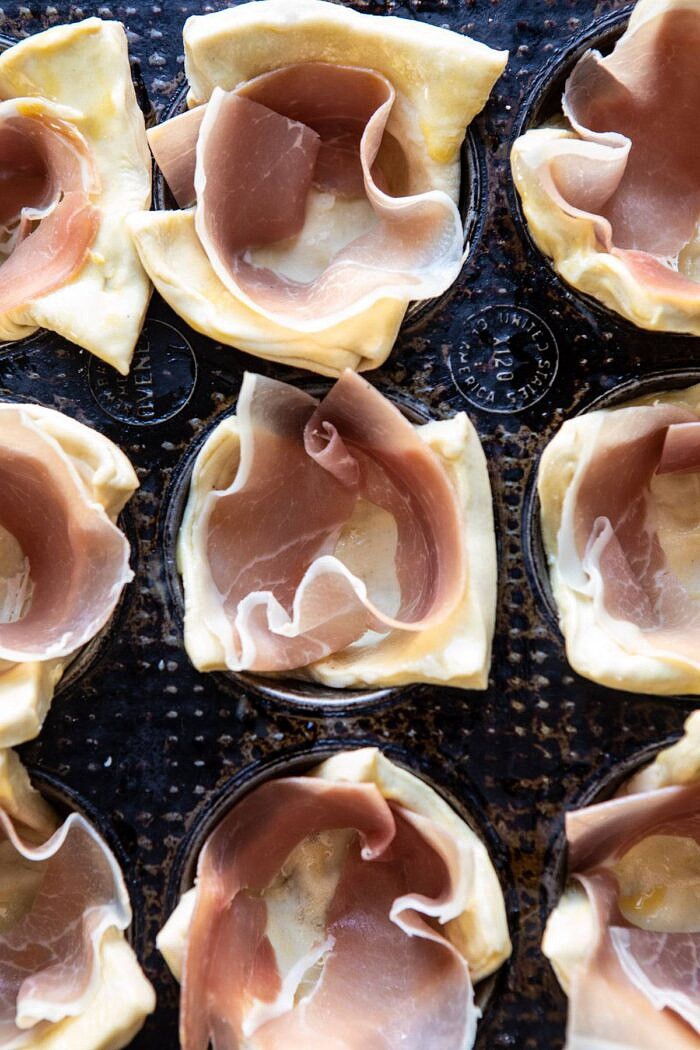 Easy Cheese and Prosciutto Croissants | halfbakedharvest.com #quick #simple #Christmas #holiday #brunch #breakfast #appetizer