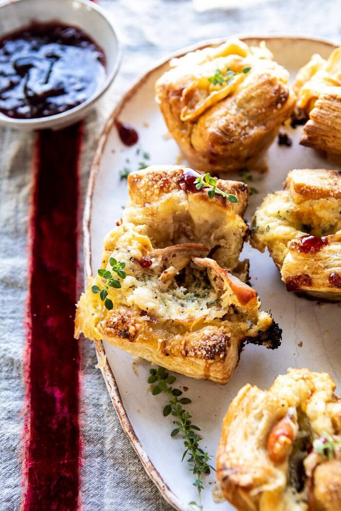 Easy Cheese and Prosciutto Croissants | halfbakedharvest.com #quick #simple #Christmas #holiday #brunch #breakfast #appetizer