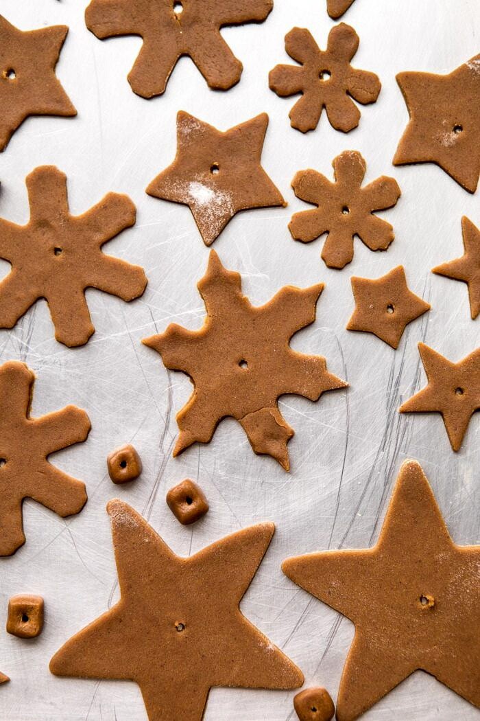 gingerbread cookies before baking