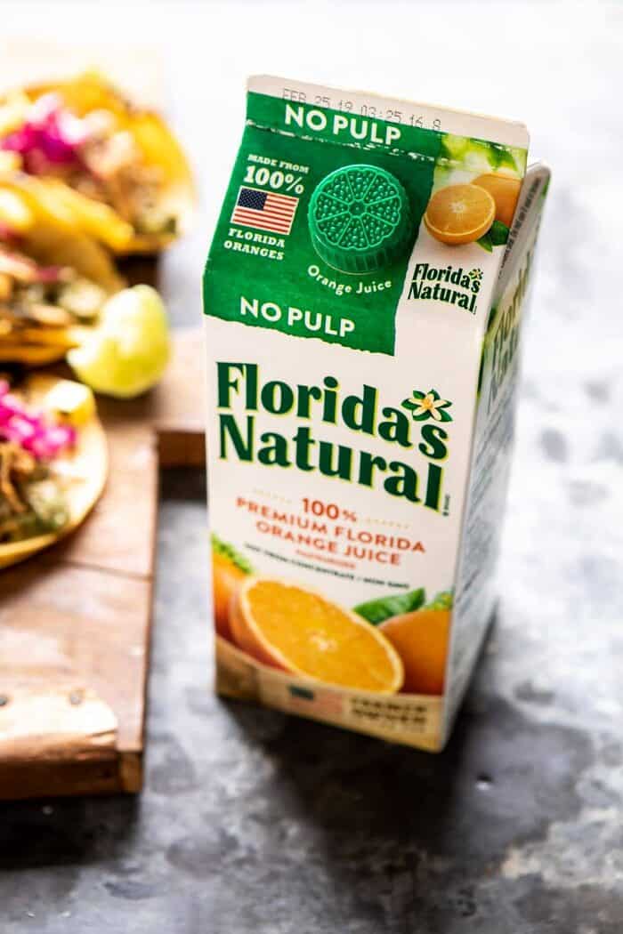 orange juice contianer 