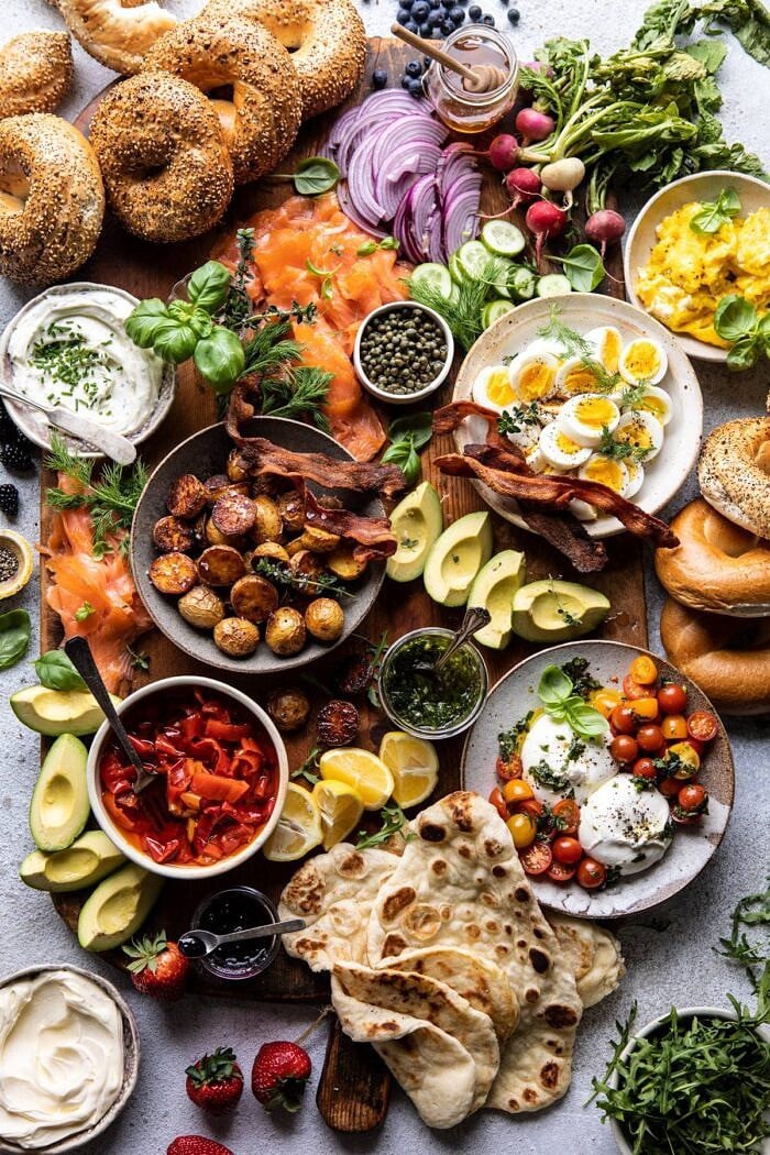Ultimate Spring Brunch Board | halfbakedharvest.com #brunch #breakfast #potatoes #spring #summer #easter #mothersday