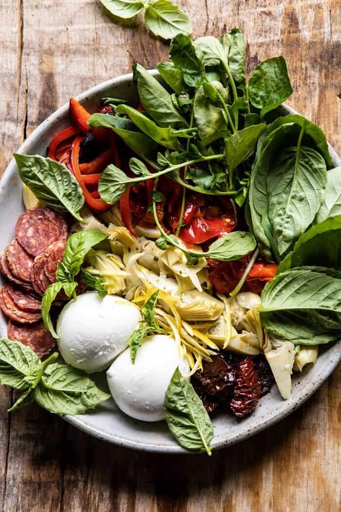 Antipasto Pasta Salad ingredients 