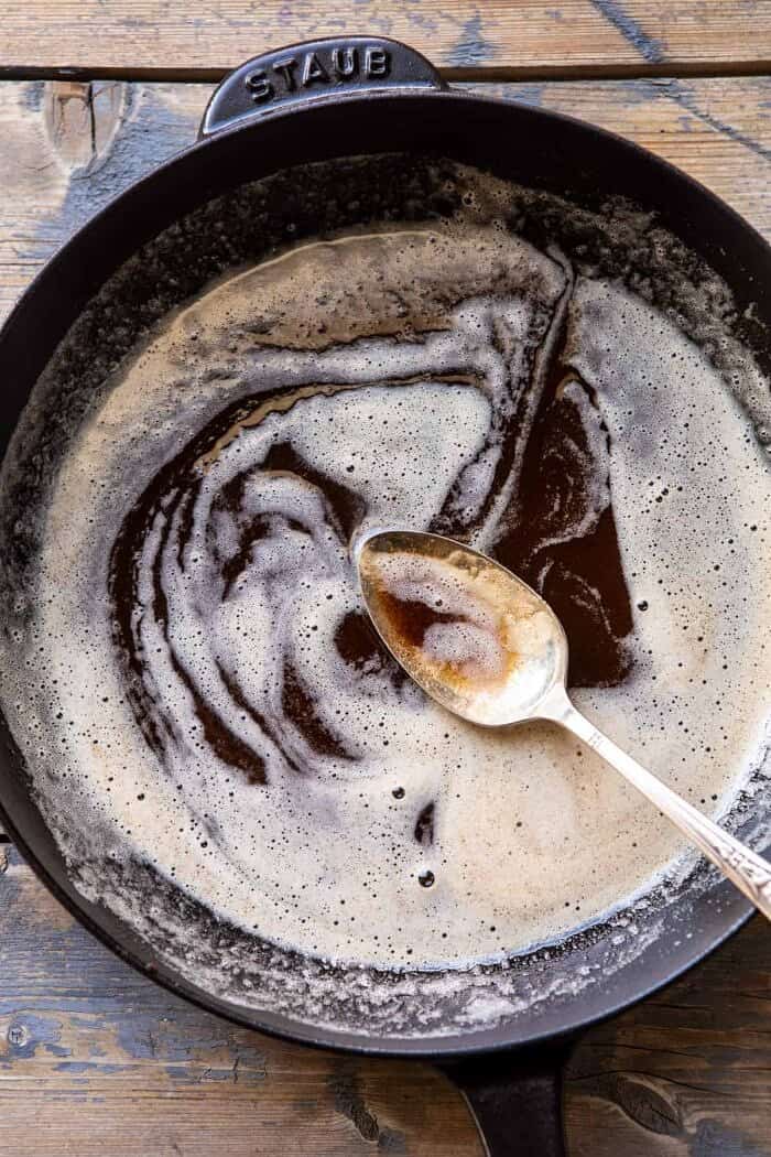 Browned Butter in skillet