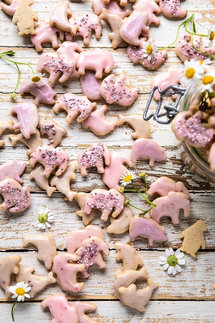 overhead photo of Homemade Animal Crackers
