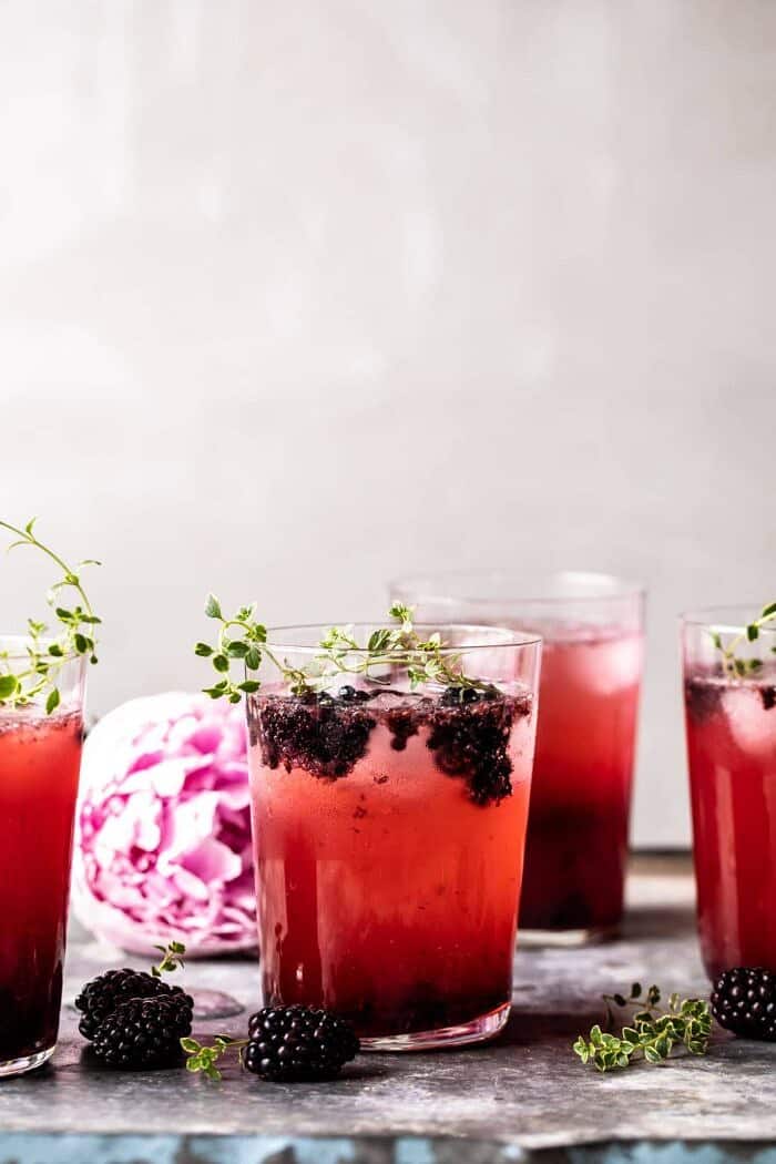 front on photo of Blackberry Tequila Lemon Cooler