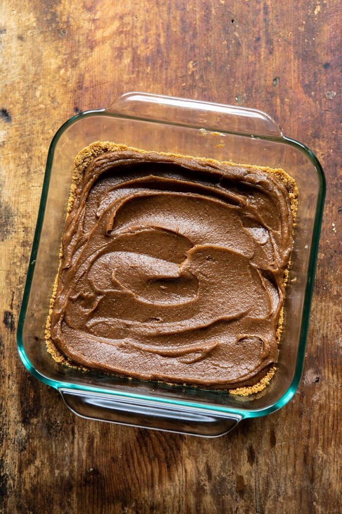 overhead photo of date caramel 