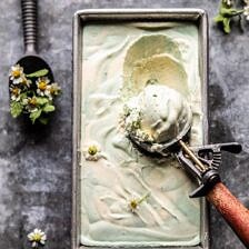 No Churn Minted White Chocolate Swirled Ice Cream | halfbakedharvest.com #icecream #easyrecipes #dessert #nochurnicecream