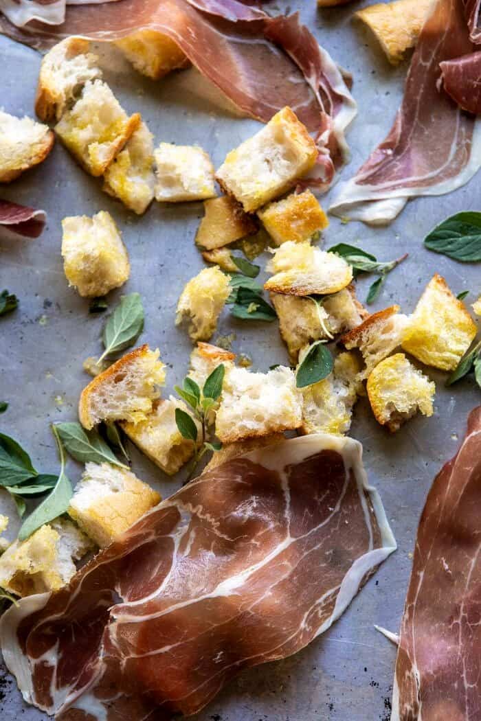 breadcrumbs before toasting