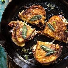 French Onion and Apple Grilled Cheese | halfbakedharvest.com #grilledcheese #frenchonion #easyrecipes #fall #autumn