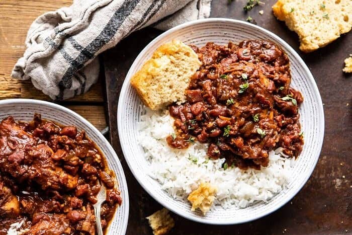 horizontal photo of Healthier 30 Minute Beer Braised Chicken 