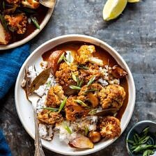 Easiest Coconut Cauliflower Adobo | halfbakedharvest.com #cauliflower #vegan #filipino