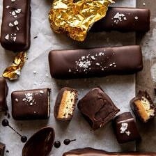 Homemade Vegan Twix Bars | halfbakedharvest.com #vegan #chocolatebar
