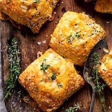 Flaky Broccoli Cheddar Soup Mini Pies | halfbakedharvest.com