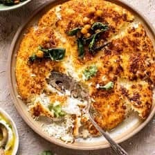 Crispy Persian Rice (Tahdig) with Spiced Golden Chickpeas | halfbakedharvest.com