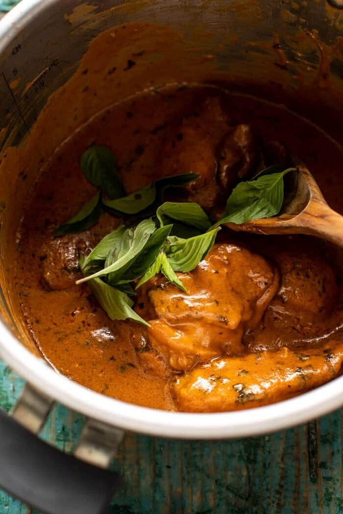 prep photo of Thai peanut chicken in instant pot