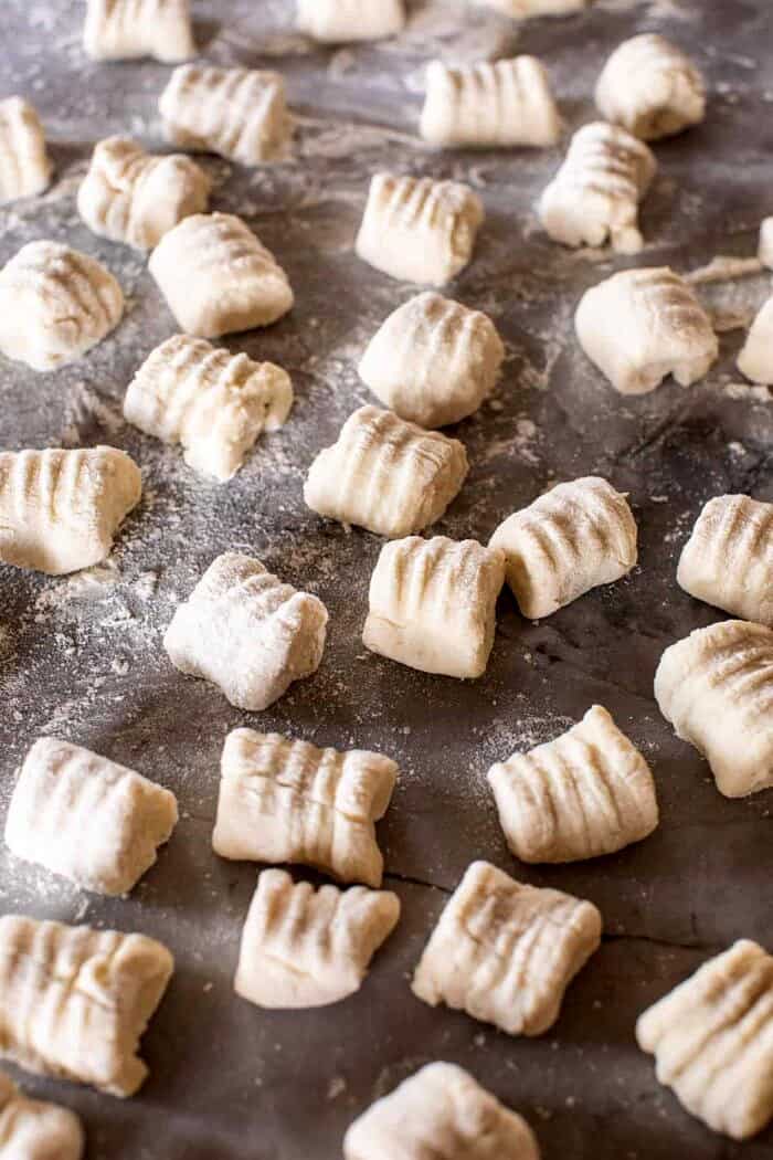 prep photo of Cauliflower Gnocchi before cooking