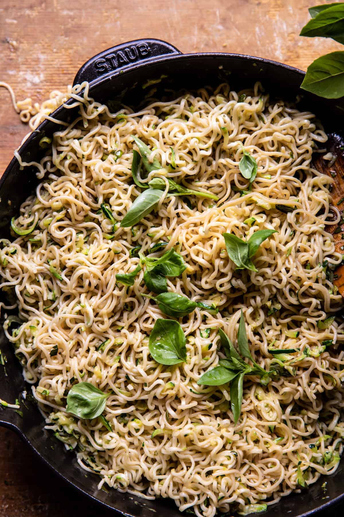15 Minute Garlic Butter Ramen Noodles | halfbakedharvest.com