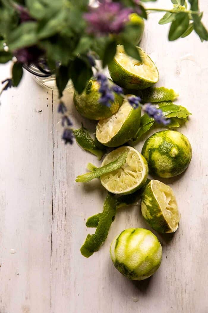 prep photo of juiced limes