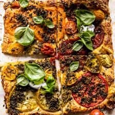Roasted Tomato Cheddar Tart with Ranch Seasoning | halfbakedharvest.com