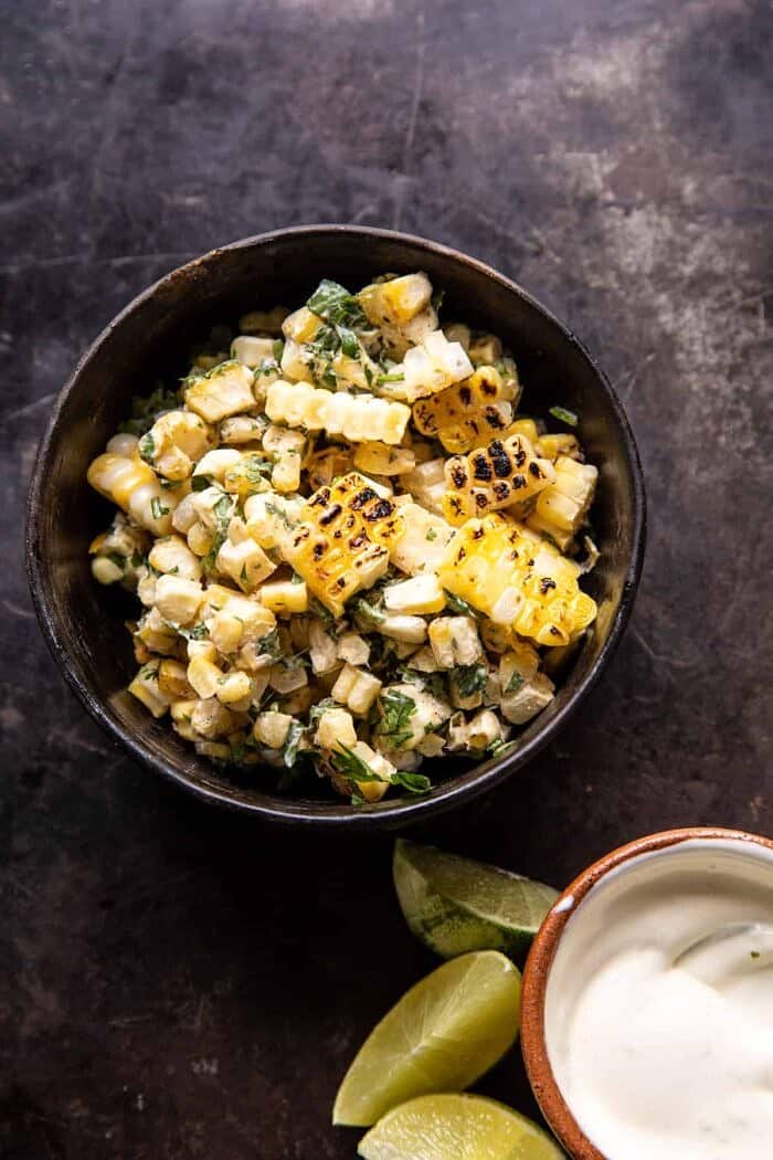 overhead photo of Street Corn Salsa 