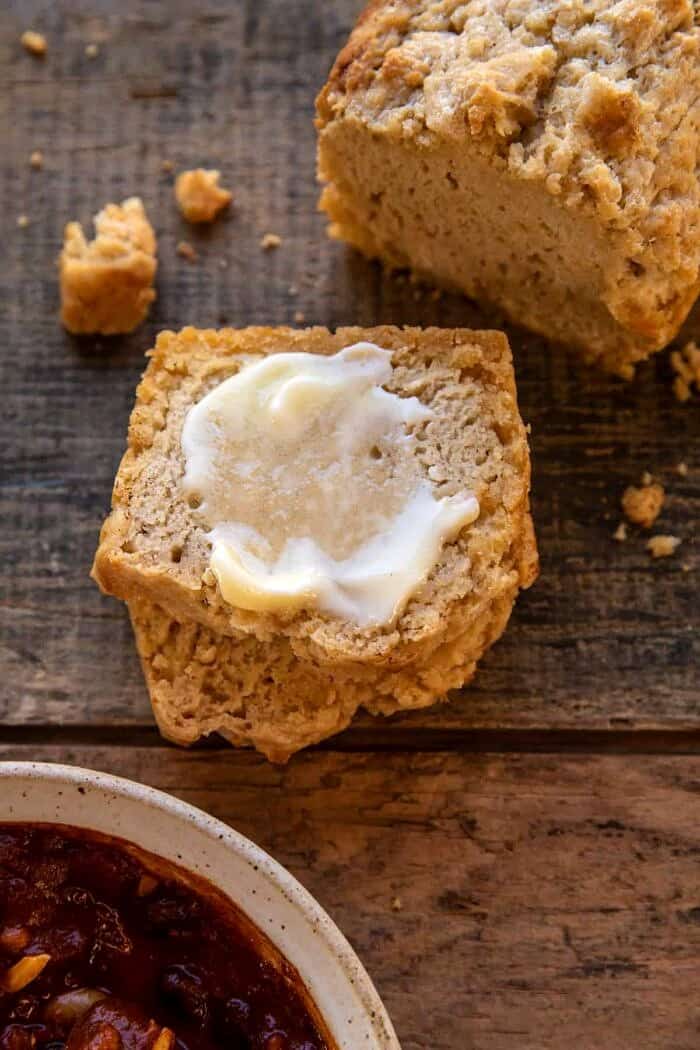 photo of 5 ingredient beer bread