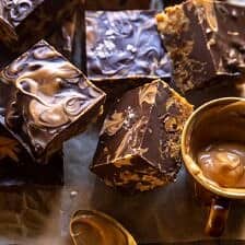 Swirled Chocolate Butterscotch Bars | halfbakedharvest.com