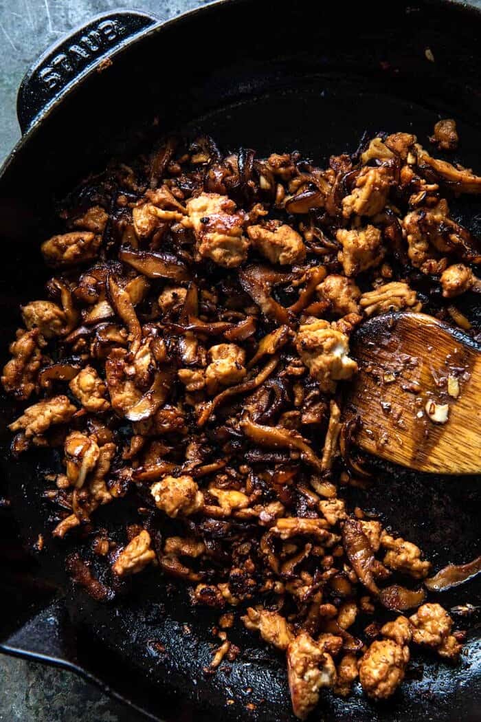 overheah prep photo of Ginger Chicken in skillet