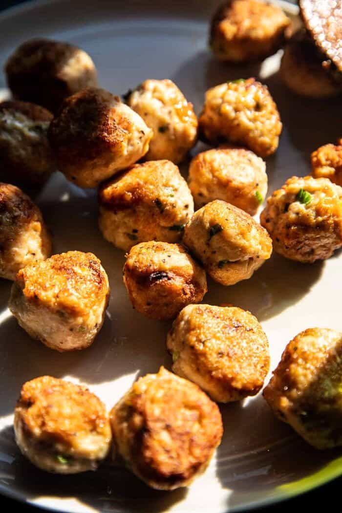 prep photo of Chicken Meatballs after cooking