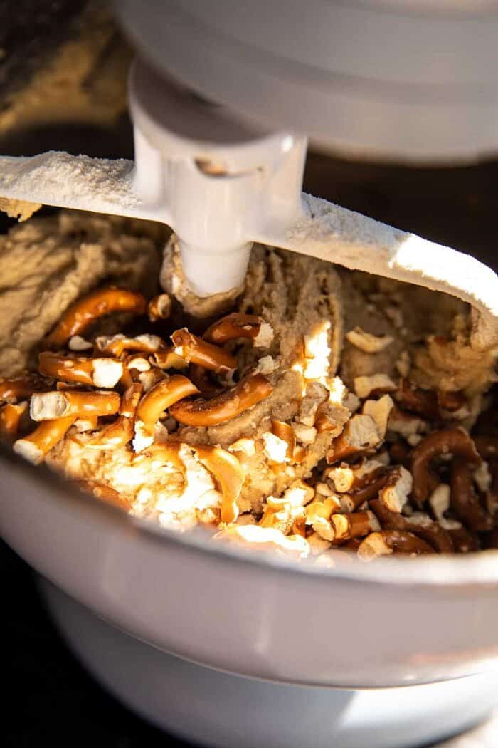 prep photo of mixing cookie dough