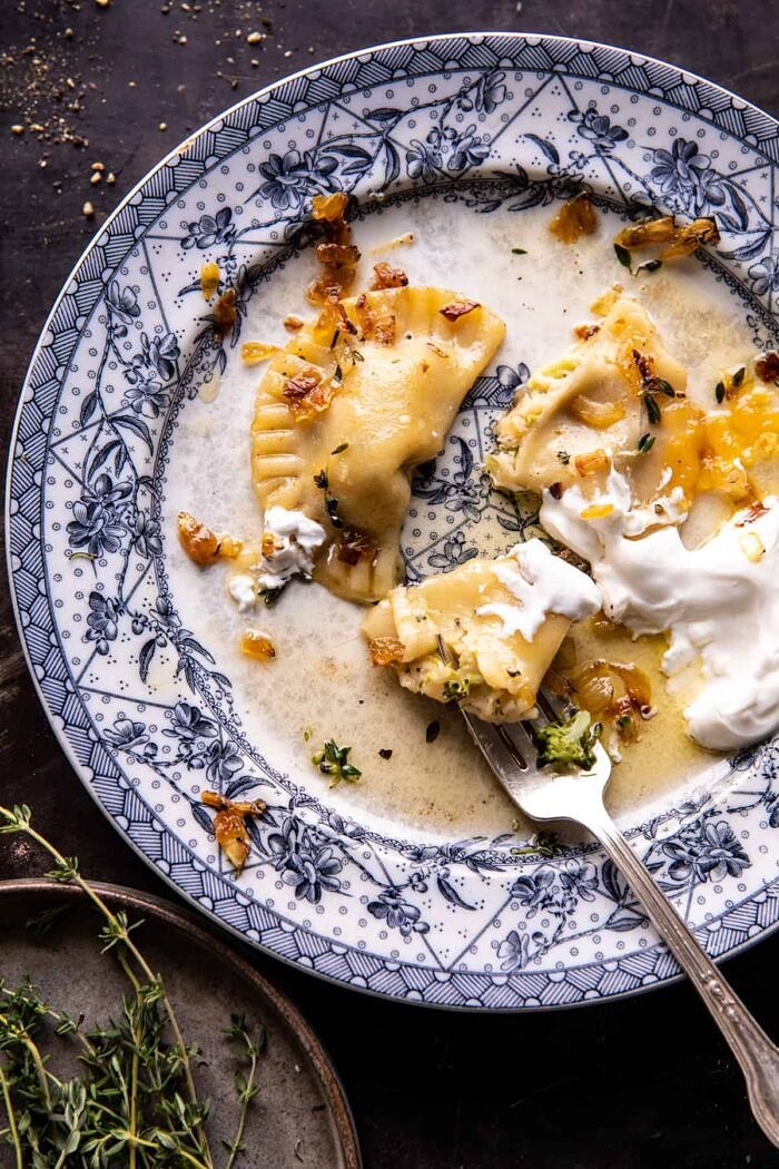 Broccoli Cheddar Potato Pierogi 