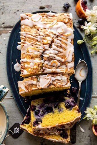 Earl Grey Blueberry Lemon Cake | halfbakedharvest.com