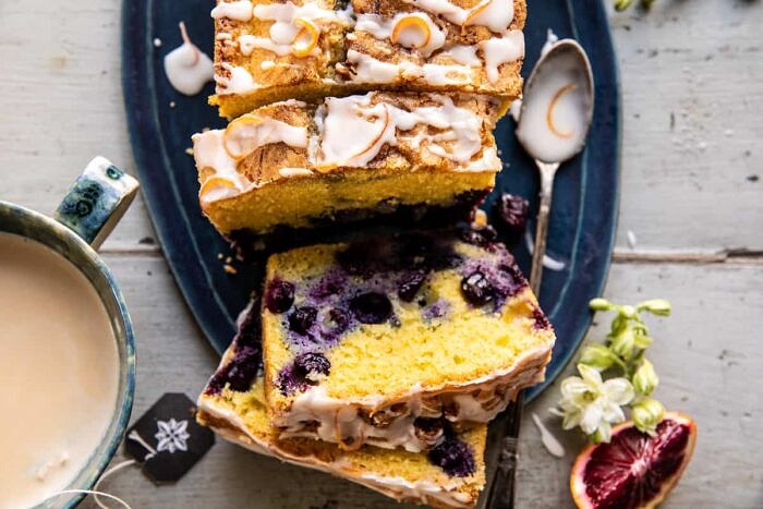Earl Grey Blueberry Lemon Cake | halfbakedharvest.com