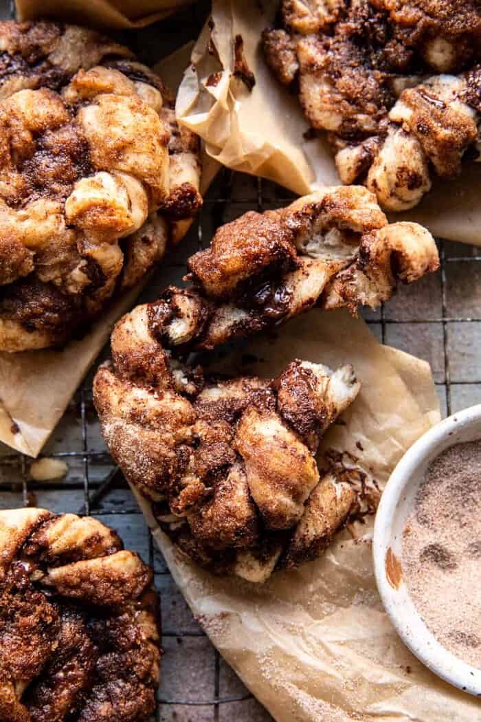 knots broken in half