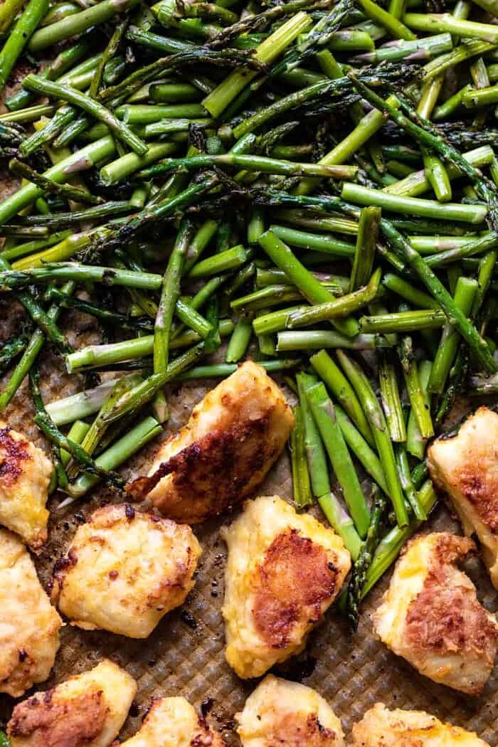 Sheet Pan 30 Minute Sticky Apricot Chicken | halfbakedharvest.com 