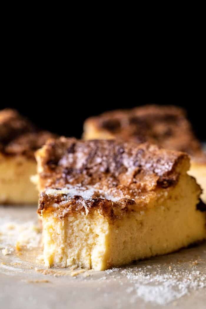 Simple Lemon Sugar Burnt Basque Cheesecake | halfbakedharvest.com