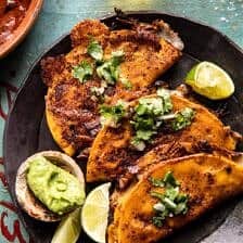 Crispy Braised Chipotle Beef Tacos | halfbakedharvest.com